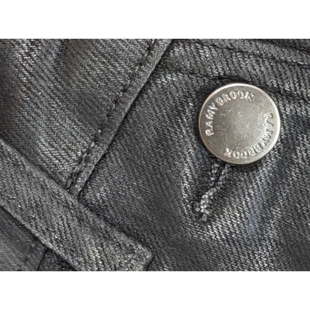 NWT $275 RAMY Brook Helena High-Rise Flare Coated Japanese Denim Sailor Jean  26 - Picture 10 of 15